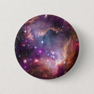 Badge Rond 5 Cm Sous la "aile" du petit nuage de Magellanic