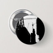 Badge Rond 5 Cm Sous la contrainte (Devant & derrière)