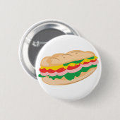 Badge Rond 5 Cm Sous-sandwich (Devant & derrière)