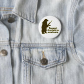 Badge Rond 5 Cm Soutenez la droite d'armer des ours (En situation)
