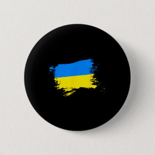 Badge Rond 5 Cm Soutenez le drapeau de l'Ukraine Fierté ukrainienn