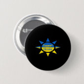 Badge Rond 5 Cm Soutenez l'Ukraine (Devant & derrière)