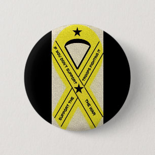 BADGE ROND 5 CM SOUTENEZ NOTRE RUBAN DE TROUPES