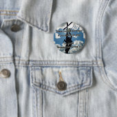 Badge Rond 5 Cm Soutenez votre Lineman (En situation)