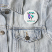 Badge Rond 5 Cm Soutenir la sensibilisation au cancer péritonéal C (En situation)