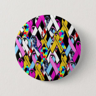 Badge Rond 5 Cm Soutenir une cause
