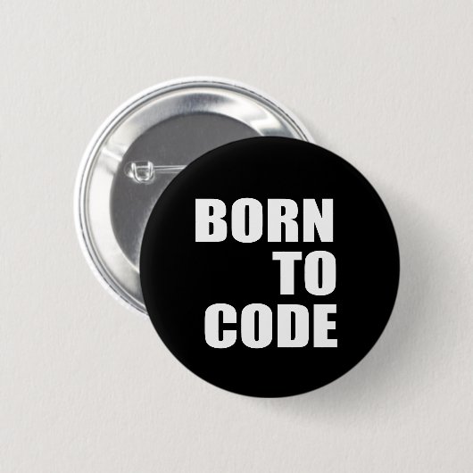 Badge Rond 5 Cm Soutenu pour coder (Devant & derrière)