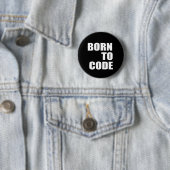 Badge Rond 5 Cm Soutenu pour coder (En situation)