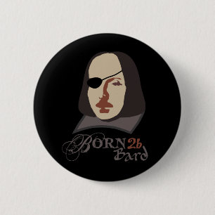 Badge Rond 5 Cm Soutenu pour être barde