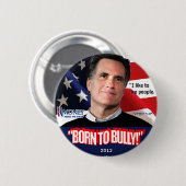 Badge Rond 5 Cm Soutenu pour intimider - le bouton (Devant & derrière)