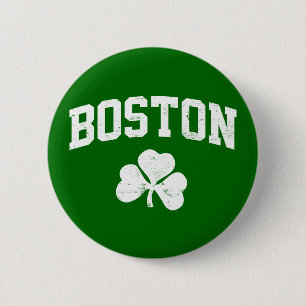 Badge Rond 5 Cm southi de trèfle du shamrock de St Patrick