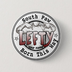 Badge Rond 5 Cm Southpaw Gauche