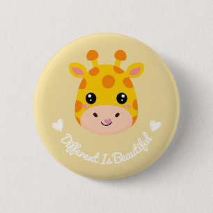 Badge Rond 5 Cm Soutien à la sensibilisation à la fente labiale et