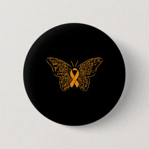 Badge Rond 5 Cm Soutien à la sensibilisation à la leucémie du ruba