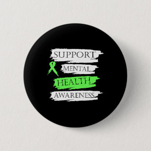Badge Rond 5 Cm Soutien à la sensibilisation à la santé mentale Ri