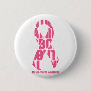 Badge Rond 5 Cm Soutien au cancer du sein Famille rose Cancer du s