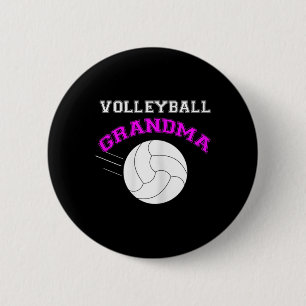 Badge Rond 5 Cm Soutien aux grands joueurs de volleyball