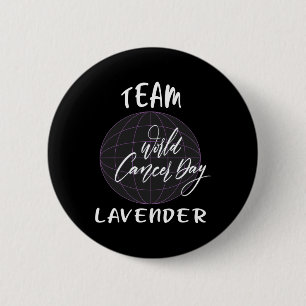 Badge Rond 5 Cm Soutien aux survivants de la Journée mondiale du c