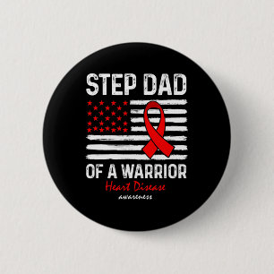 Badge Rond 5 Cm Soutien aux survivants de maladies cardiaques Étap