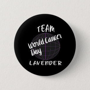 Badge Rond 5 Cm Soutien aux survivants du cancer Journée mondiale