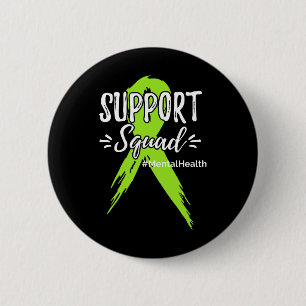 Badge Rond 5 Cm Soutien Escadron de sensibilisation à la santé men