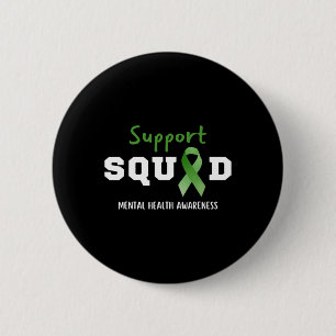 Badge Rond 5 Cm Soutien Escadron de sensibilisation à la santé men