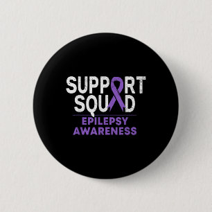 Badge Rond 5 Cm Soutien Escadron Epilepsie Sensibilisation Mois Fa
