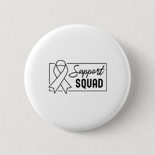 Badge Rond 5 Cm Soutien Escadron Orange Guerrier Crps Sensibilisat