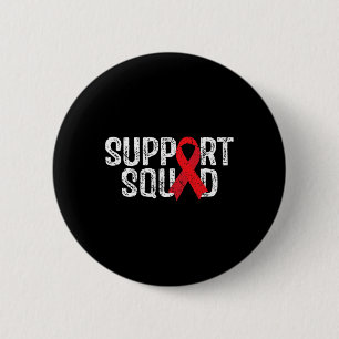 Badge Rond 5 Cm Soutien Escadron Tee Sensibilisation au cancer du