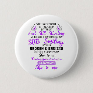 Badge Rond 5 Cm Soutien Leiomyosarcoma Guerriers Cadeaux