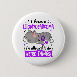 Badge Rond 5 Cm Soutien Leiomyosarcoma Sensibilisation Ribbon Cade