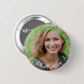 Badge Rond 5 Cm Soutien Lyme Maladie Sensibilisation Bouton person (Devant & derrière)