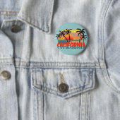 Badge Rond 5 Cm Souvenir de la Californie (En situation)
