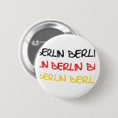 Badge Rond 5 Cm Souvenir de logo de Berlin, Allemagne (Devant & derrière)