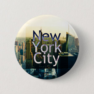 Badge Rond 5 Cm Souvenir de New York City