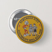 Badge Rond 5 Cm souvenir des enfants (Devant & derrière)