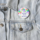 Badge Rond 5 Cm Soyez bouton de Yourself_ (En situation)