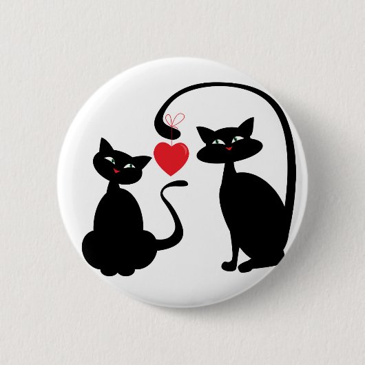 Badge Rond 5 Cm Soyez des chats miens (Devant)