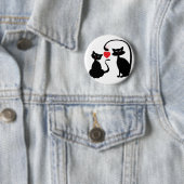 Badge Rond 5 Cm Soyez des chats miens (En situation)