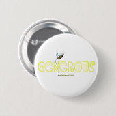 Badge Rond 5 Cm Soyez généreux - un mot positif (Devant & derrière)