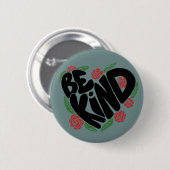 Badge Rond 5 Cm Soyez Gentil (Devant & derrière)