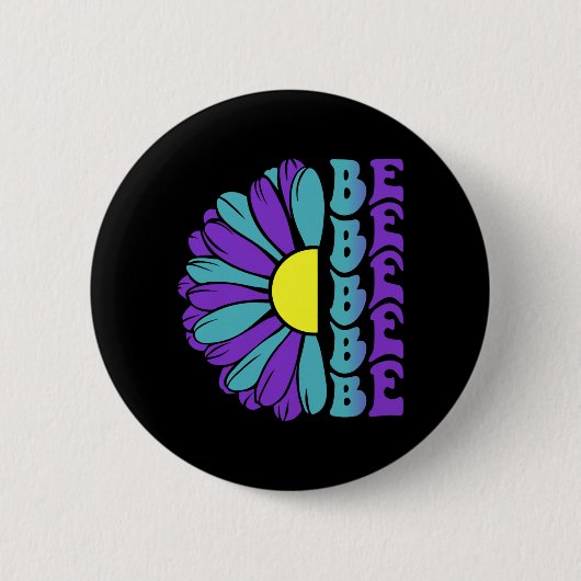 Badge Rond 5 Cm Soyez Prévention Sensibilisation Suower (Devant)