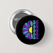Badge Rond 5 Cm Soyez Prévention Sensibilisation Suower (Devant & derrière)