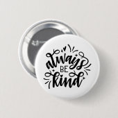 BADGE ROND 5 CM SOYEZ TOUJOURS AIMABLE (Devant & derrière)