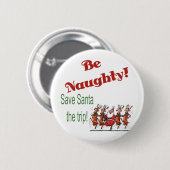 Badge Rond 5 Cm Soyez vilain… (Devant & derrière)