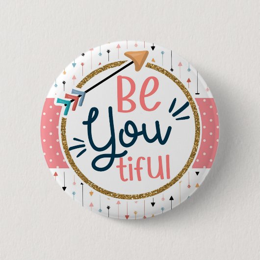 Badge Rond 5 Cm Soyez-vous fatigués Boho Chic Inspirational (Devant)