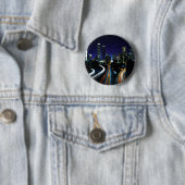 Badge Rond 5 Cm Spacey Atlanta (En situation)