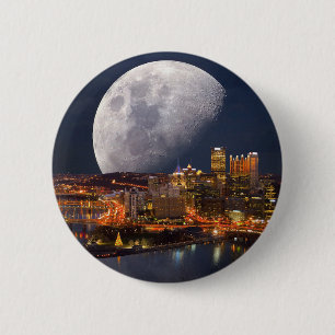 Badge Rond 5 Cm Spacey Pittsburgh