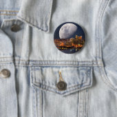 Badge Rond 5 Cm Spacey Pittsburgh (En situation)