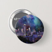 Badge Rond 5 Cm Spacey Seattle (Devant & derrière)